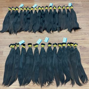 Extensions de cheveux vierges vietnamiens de donneur unique, tendance et réputées, 100% non traitées, cuticules alignées, matières premières brutes - Product Image 3