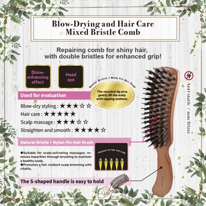 Brosse à cheveux en bois écologique - Product Image 4