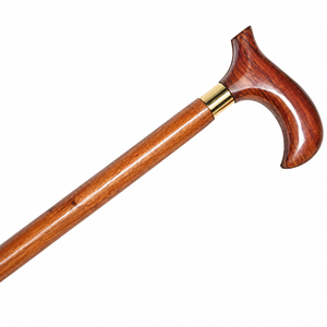 Bastón de madera con mango de madera, diseño bonito y de alta calidad - Product Image 3