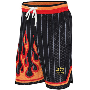 Shorts de sport pour hommes imprimés sur mesure, séchage rapide, sublimation, basketball, impression intégrale, polyester, maille de haute qualité - Product Image 5