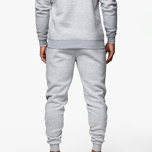 Ensemble de survêtement en molleton pour homme personnalisé, sweat-shirt à col rond de qualité supérieure avec pantalon de jogging, mélange de coton, vêtements de sport décontractés pour la salle de sport - Product Image 3