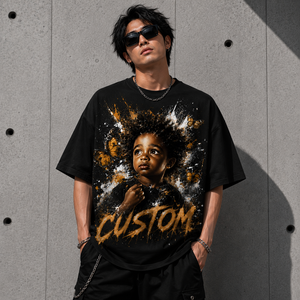 Camiseta Glory personalizada de estilo vintage con estampado DTG, 100% algodón, tela suave, con pedrería, mangas cortas, para uso unisex. - Product Image 5