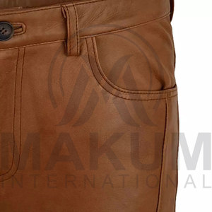 กางเกงหนังผู้ชายคุณภาพสูง ขายส่งราคาดีที่สุด รับสกรีนโลโก้ตามสั่ง - Product Image 3