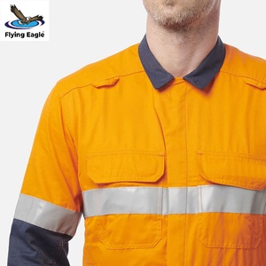Uniforme de Trabajo de Alta Visibilidad, Cinta Reflectante de Seguridad, Conjunto de Ropa Impermeable para Trabajadores de la Construcción - Product Image 5