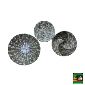 Seagrass <b>Wall</b> <b>Plate</b> Rustic Bamboo Weaves Great <b>For</b> Cozy Cafe <b>Wall</b> <b>Hangings</b> Proudly Made In Vietnam B2B Markets - Product Image 2