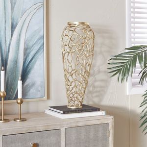 Vase à fleurs en aluminium pour intérieur et extérieur, pièce décorative en métal durable pour jardin, balcon et décoration intérieure - Product Image 4