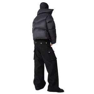 Mens High Quality Winter Puffer Jacket Breathable Waterproof Hooded Coat Stand Collar <b>Lightweight</b> Warm Fashion Wear - Product Image 6