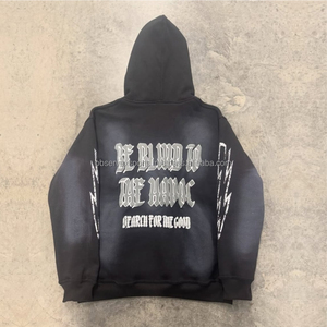 Custom Winter Streetwear Sweatsuits Manufacturer Designer High Quality Heavyweight Hooded Blank Hoodies Baggy <b>Sweatpants</b> <b>Set</b> - Product Image 4