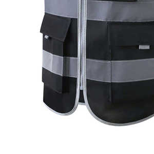 Chaleco de Seguridad de Tela Tejida Hecho en Fábrica, Alta Visibilidad, Reflectante, Nuevo Diseño, Ropa de Trabajo de Seguridad - Product Image 6