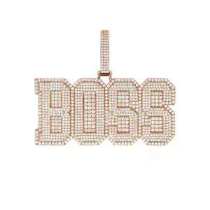 Venta Directa de Fábrica, Colgante de Moissanita VVS para Hombre, Plata de Ley 925, Estilo Hip Hop, Colgante Personalizado, la Mejor Colección de Joyería en India - Product Image 2