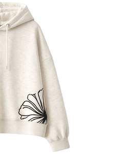 Conjunto de Sudadera con Capucha y Pantalones Deportivos de Algodón y Poliéster para Mujer, Estampado Floral, Sudadera con Capucha, Pantalones con Cintura Elástica, Ropa Casual para Invierno - Product Image 3