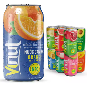 Venta al por mayor mejor precio y alta calidad Vinut jugo de naranja 30% jugo de fruta 330ml de Vietnam - Product Image 2