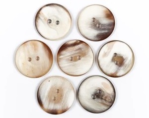 Boutons en corne de buffle naturelle faits à la main - Écologiques, durables, qualité supérieure, finition polie, accessoires vestimentaires - Product Image 3
