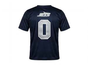 Wholesale Mens Football Jersey Custom Sublimated Sportswear <b>Navy</b> Blue Athletic <b>Tops</b> Short Sleeve Mesh Training Shirt Moisture - Product Image 4