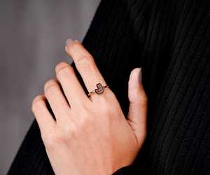 Diamante Rosa de Laboratorio de Alta Calidad con Certificación IGI, Oro de 10K, Engaste de Bisel, Regalo de Cumpleaños, Boda, Compromiso para Ella - Product Image 6