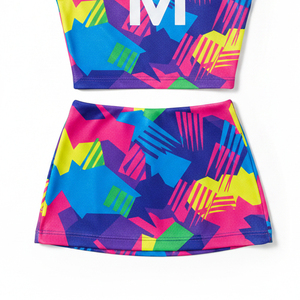 Traje de Porristas de Calidad Profesional, Tela de Secado Rápido, Ropa Deportiva para Porristas, Colores Personalizables para Equipos Juveniles y Adultos - Product Image 2