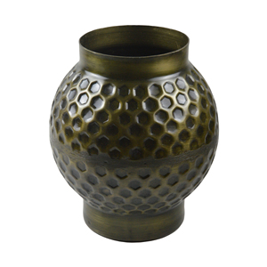 Macetas Modernas con Diseño Elegante, Macetas de Flores Clásicas para Interiores, Florero Decorativo de Tono Negro, Aluminio - Product Image 3