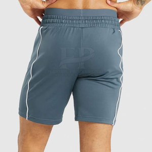 Pantalones Cortos Deportivos de Alto Rendimiento para Hombre, con Panel Lateral con Diseño de Líneas Blancas, Hechos de Poliéster, para la Parte Superior de la Espalda y Bíceps - Product Image 4