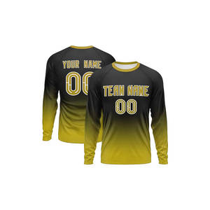 Camiseta Deportiva Ligera de Manga Larga con Nombre y Número Impresos por Sublimación, para Fútbol y Tiro - Product Image 3