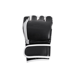 Gants de MMA en cuir personnalisés avec logo professionnel, fermeture auto-agrippante et support pour le poignet, pour l'entraînement des adultes - Product Image 3