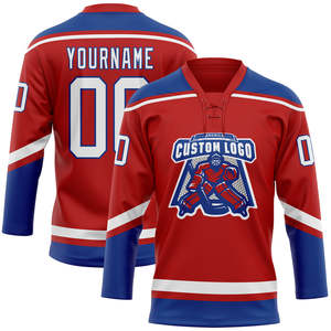 Maillot de hockey personnalisé pour équipe, 100 % polyester, décontracté, à manches longues, pull sportif avec impression par sublimation - Product Image 2