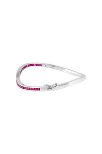 Brazalete de Zafiros Múltiples en Plata de Ley 92.5 KLSB-20403 - Product Image 5