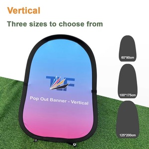 Telón de Fondo Plegable de Tela de Poliéster Impermeable de Alta Precisión y Banderas/Pancartas Promocionales con Diseño Personalizado para Eventos - Product Image 3