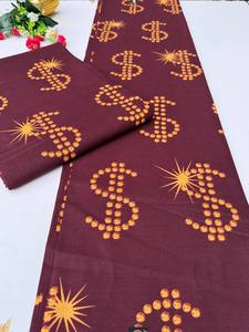 Tela africana con estampado de cera inspirada en Kenia y tela Ankara con elegantes diseños para vestidos, atuendos y proyectos de manualidades - Product Image 3