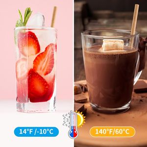 Muestra Gratuita de Pajitas Desechables de PLA de Origen Vegetal de 6 mm y 8.25 Pulgadas, Pajitas para Beber de Agave Ecológicas y Compostables Hechas de Bagazo de Caña de Azúcar - Product Image 2