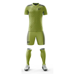 Nuevo Uniforme Deportivo Personalizado, Uniforme de Fútbol de Malla Atlética con Pantalones Cortos, Uniforme Personalizado - Product Image 5