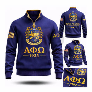 Pulls personnalisés haut de gamme brodés de lettres grecques pour les fraternités – Sweat-shirts et pulls à lettres grecques pour hommes et femmes - Product Image 4