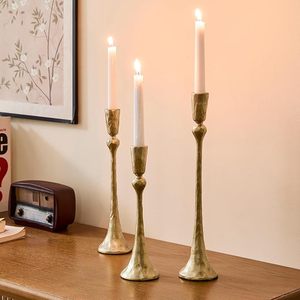 Ensemble de 3 chandeliers décoratifs vintage en fonte pour mariage, Noël, fêtes et maison - Product Image 2