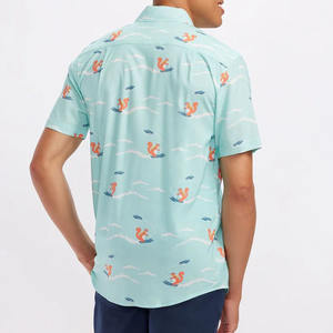 Camisa de Manga Corta Estampada para Hombre, Nueva Colección 2026, Ropa Casual Tropical, Venta al Por Mayor, Camisa Personalizada con Estampado Completo para Hombre, Verano, Playa - Product Image 2