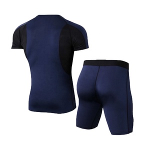 Best Quality Custom Printed Half Sleeve MMA Rash Guard for <b>Men</b> Stylish <b>Compression</b> Gym Training Gear Eco-Friendly Breathable - Product Image 2