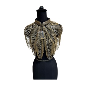 Cape en dentelle à motifs géométriques et perles, avec tissu 100 % coton, style élégant, meilleurs prix d'Inde, collection 2026 - Product Image 1