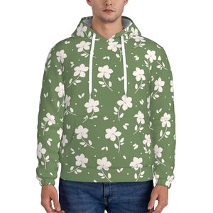 Sweat à capuche thermique d'hiver unisexe, 100% coton, doublure en tissu polaire, logo imprimé sur le devant, design personnalisable - Product Image 6