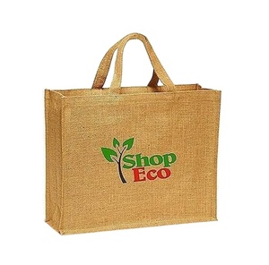 Most Trending Designer Eco-Friendly Recycled Jute Carry Shopping <b>Bags</b> Stylish Custom Printable Logo Cotton Rope <b>Foldable</b> Medium - Product Image 1