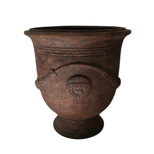 Jardinière légère en fibre de verre, style urne élégante, pot de jardin extérieur, conteneur décoratif pour fleurs, service de conception personnalisée OEM ODM - Product Image 1