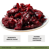 Premium Gedroogde Hibiscus Bloemen _ Natuurlijke Groothandelsvoorraad voor Importeurs