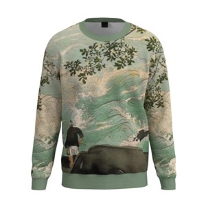 เสื้อสเวตเชิ้ตซับลิเมชั่นน้ำหนักเบาประสิทธิภาพสูงสำหรับผู้ชาย สไตล์ฤดูหนาว พร้อมลายพิมพ์ดิจิทัลแบบเรียบ - Product Image 1