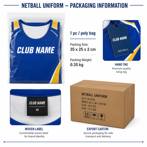 Uniforme de Netball Personalizado MEGAMAPLE para Mujer, Sin Mangas, IMA-NBU-009, Azul y Naranja, Impresión por Sublimación, Vestido Transpirable de Poliéster, Talla XS - Product Image 6