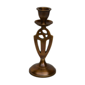 Antique Brass Finished Candle Holders Candlestick Holders Centerpiece Table Decor for Christmas Weeding Party and Home - Product Image 1