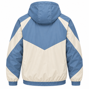 Outdoor Windbreaker <b>Jacket</b> for <b>Men</b> <b>lightweight</b> outdoor sports water resistant hooded full zip activewear sportswear manufacturer - Product Image 2