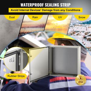 Armadio Metallico NEMA 4X 24x24x8FT IP67/IP65 Resistente ad Acqua e Polvere per Uso Esterno/Interno - Product Image 2