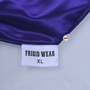 Lincoln Mens Satin Jacket Purple Yellow Satin Full Sleeve Letter Printing Turn-<b>down</b> Collar Regular Length High Quality Jackets - Product Image 6