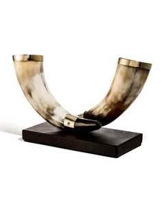 Candelabro de Cuerno Hecho a Mano con Diseño de Animales, Pieza Decorativa Antigua para Navidad - Product Image 3