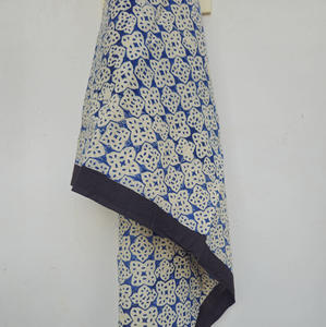 Handmade Cotton <b>Sarong</b> Wrap Floral Block Print Beach Cover Up Lightweight Pareo for Women Pareo Wrap Bohemian Swim Cover Up - Product Image 2