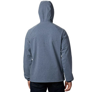 Sweat à capuche décontracté de qualité supérieure, enduit, ODM, pour homme, à coque rigide, avec fermeture éclair, imperméable, design élégant personnalisé, fabriqué au Pakistan - Product Image 2