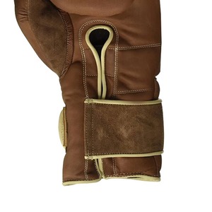 Guantes de Boxeo Profesionales de Primera Marca, Personalizables, de Cuero Transpirable, con Cierre de Gancho y Bucle, Equipo de Boxeo y Entrenamiento de MMA de Alta Calidad - Product Image 5