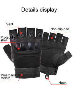 Guantes de Cuero de Cabra Sunland Unisex para Invierno, con Dedos Completos, para Caza, Tiro, Motociclismo, Fitness, Senderismo y Uso Táctico - Product Image 4